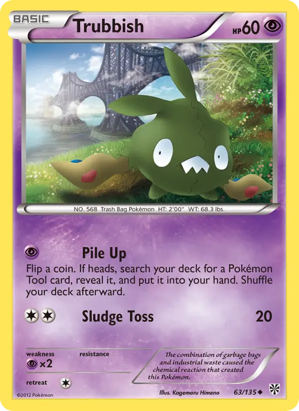Trubbish 63 Plasma Storm Pokesingles