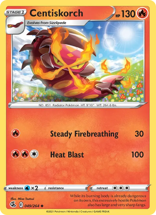 Centiskorch 49 Fusion Strike Pokesingles