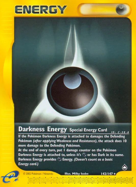 Darkness Energy 142 Aquapolis Pokesingles