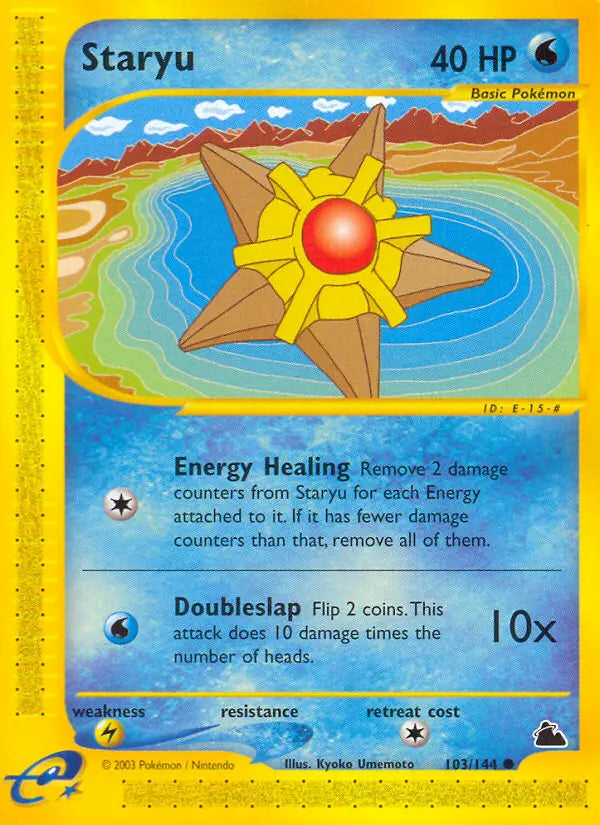 Staryu 103 Skyridge Pokesingles