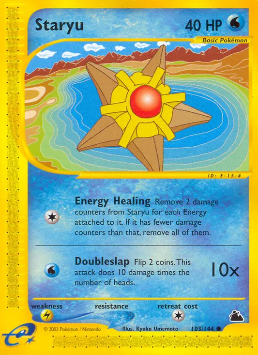 Staryu 103 Skyridge Pokesingles