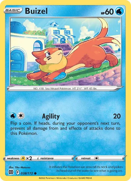 Buizel 38 Brilliant Stars Pokesingles