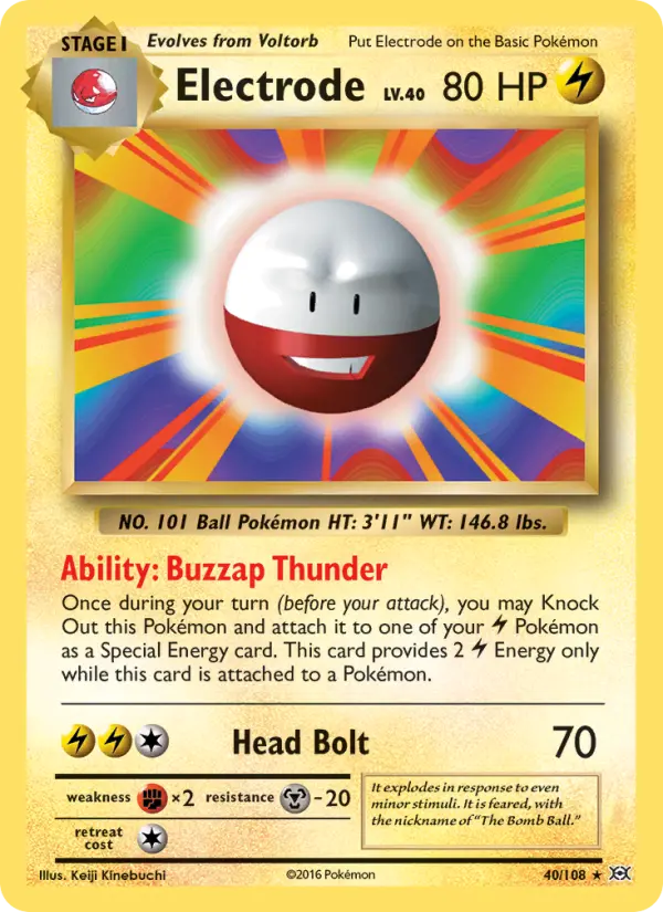 Electrode 40 Evolutions Pokesingles