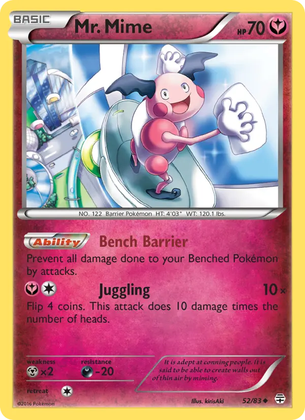 Mr. Mime 52 Generations Pokesingles
