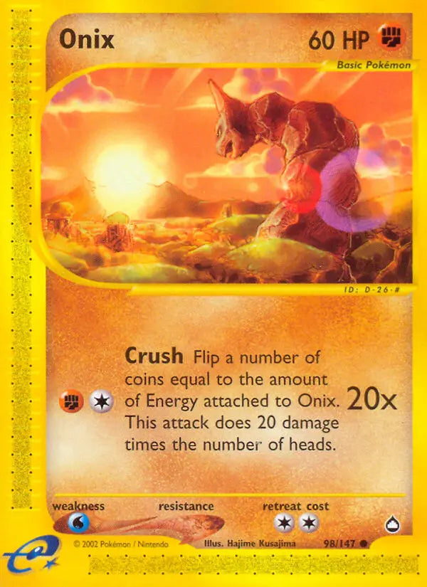 Onix 98 Aquapolis Pokesingles