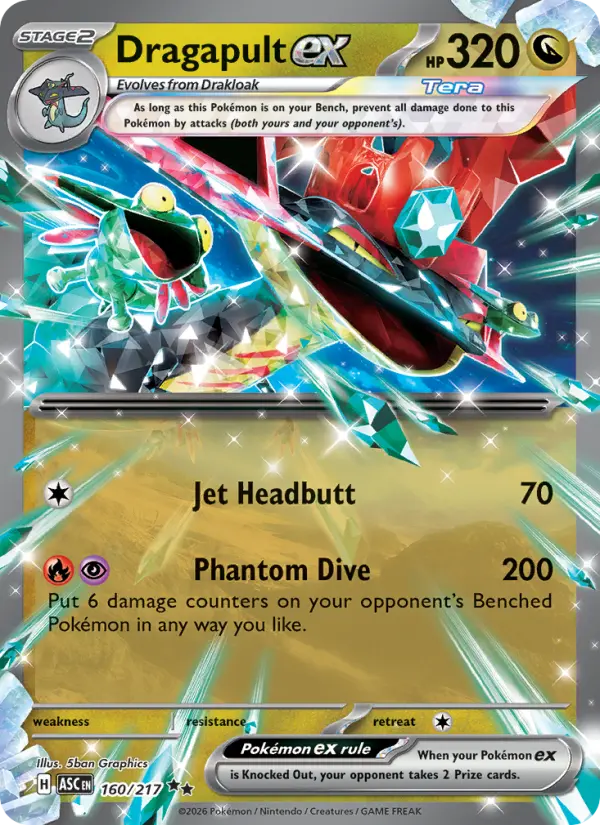 Dragapult ex 160 Ascended Heroes Pokesingles
