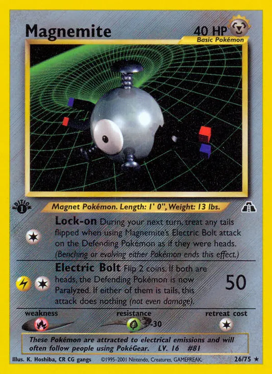 Magnemite 26 Neo Discovery Pokesingles
