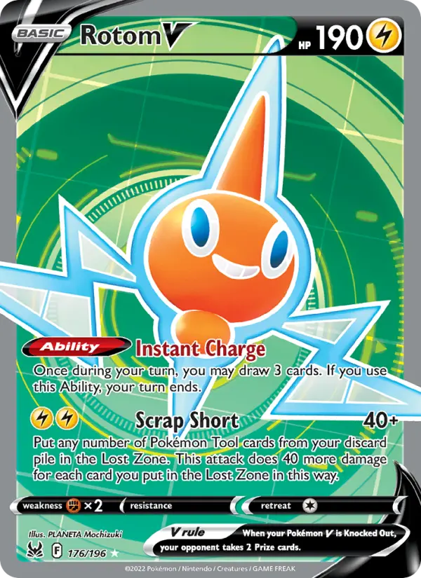 Rotom V 176 Lost Origin Pokesingles