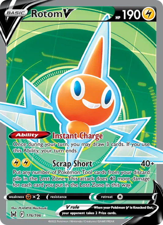 Rotom V 176 Lost Origin Pokesingles