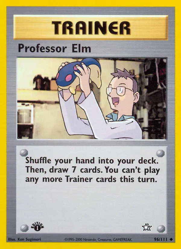 Professor Elm 96 Neo Genesis Pokesingles