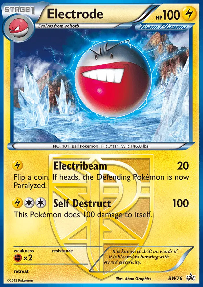Electrode BW76 BW Black Star Promos Pokesingles