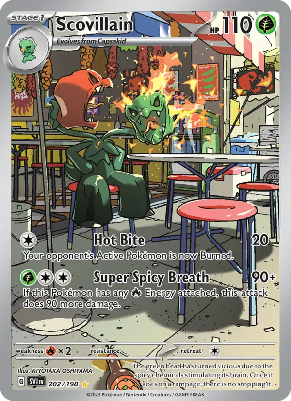 Scovillain 202 Scarlet & Violet Pokesingles