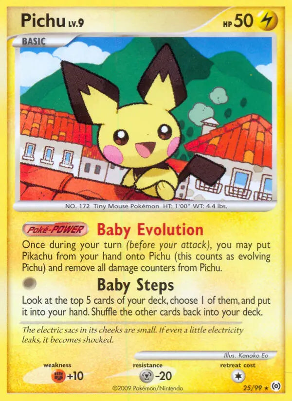 Pichu 25 Arceus Pokesingles