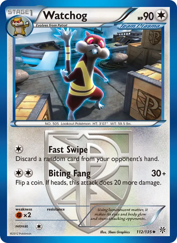 Watchog 112 Plasma Storm Pokesingles