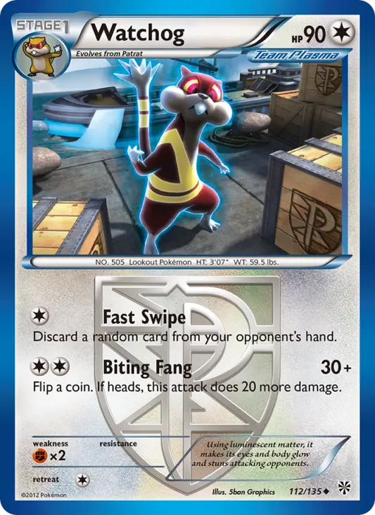 Watchog 112 Plasma Storm Pokesingles