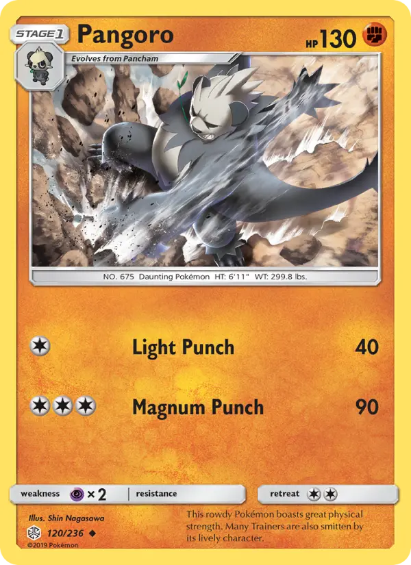 Pangoro 120 Cosmic Eclipse Pokesingles