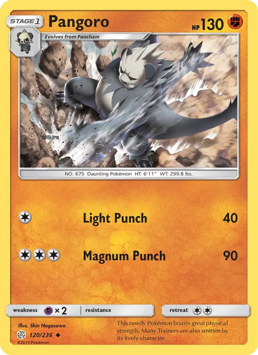 Pangoro 120 Cosmic Eclipse Pokesingles