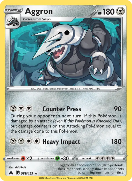 Aggron 89 Crown Zenith Pokesingles