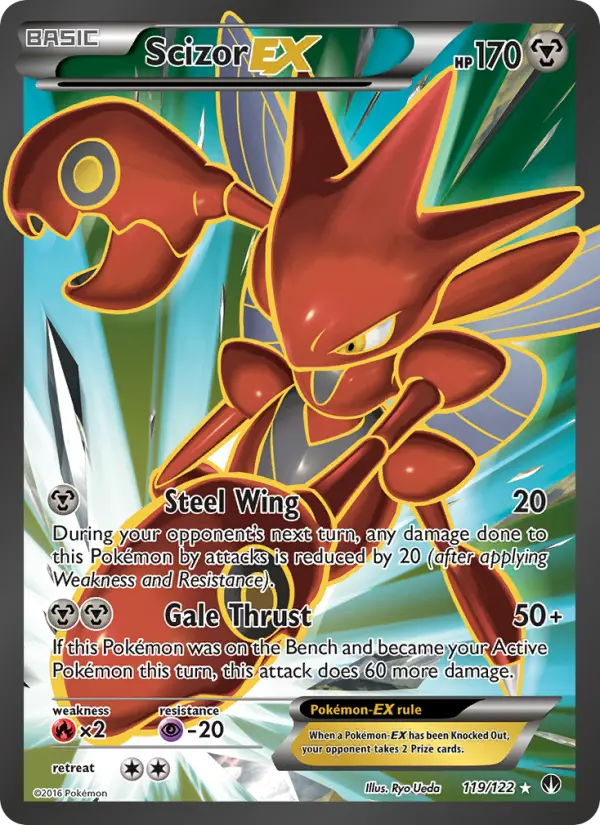 Scizor EX 119 BREAKpoint Pokesingles