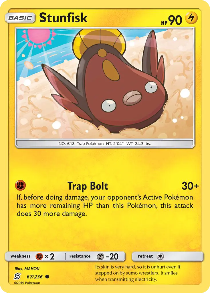 Stunfisk 67 Unified Minds Pokesingles