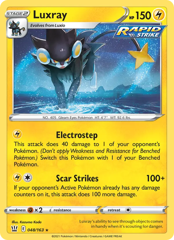 Luxray 48 Battle Styles Pokesingles