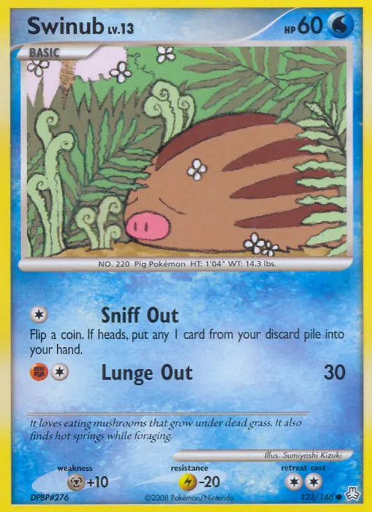 Swinub 123 Legends Awakened Pokesingles