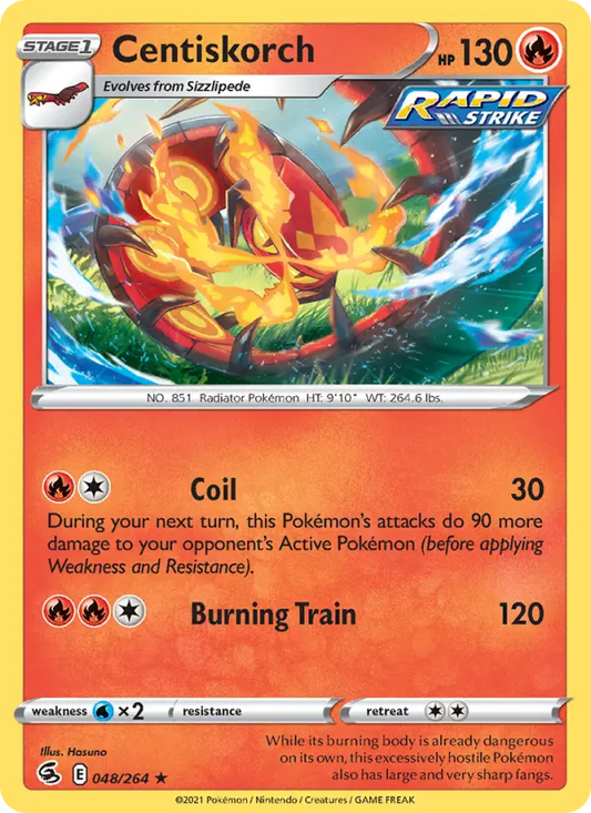 Centiskorch 48 Fusion Strike Pokesingles