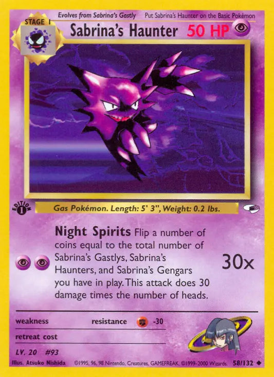 Sabrina's Haunter 58 Gym Heroes Pokesingles