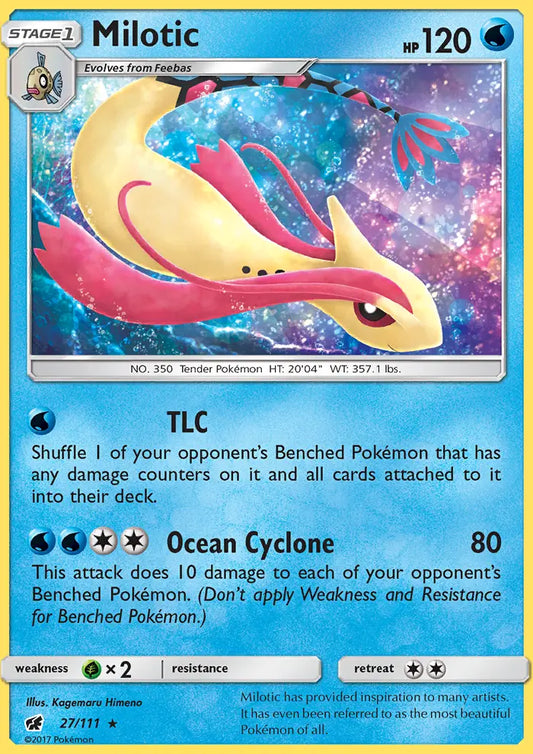 Milotic 27 Crimson Invasion Pokesingles