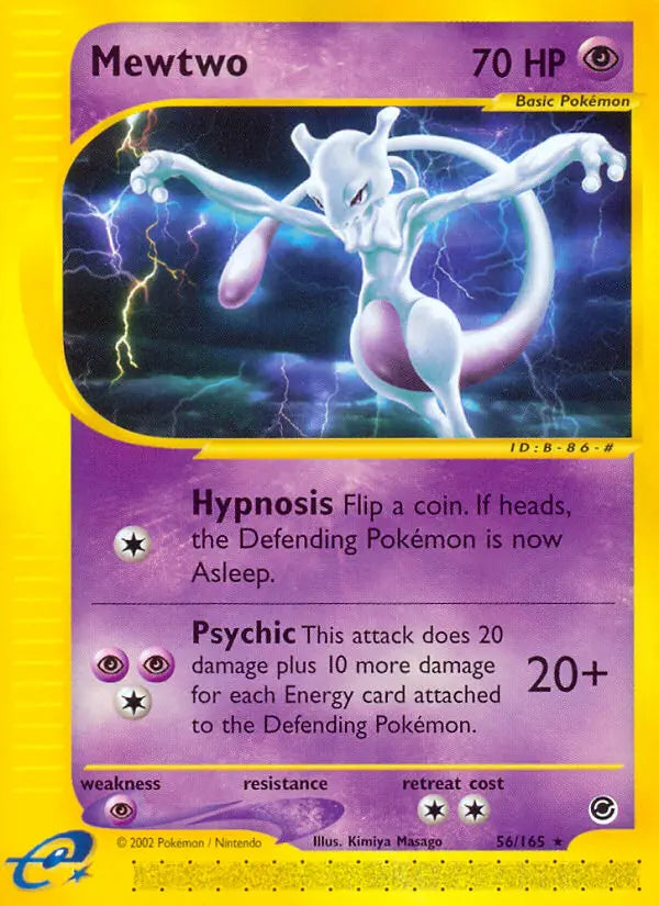 Mewtwo 56 Expedition Base Set Pokesingles