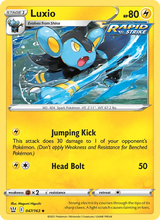 Luxio 47 Battle Styles Pokesingles