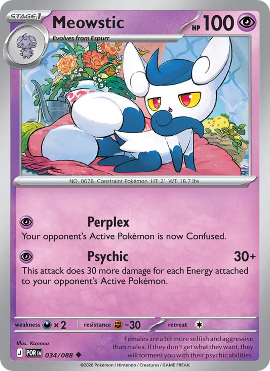 Meowstic 34 Perfect Order Pokesingles