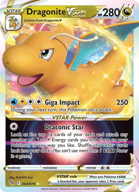 Dragonite VSTAR 50 Pokémon GO Pokesingles