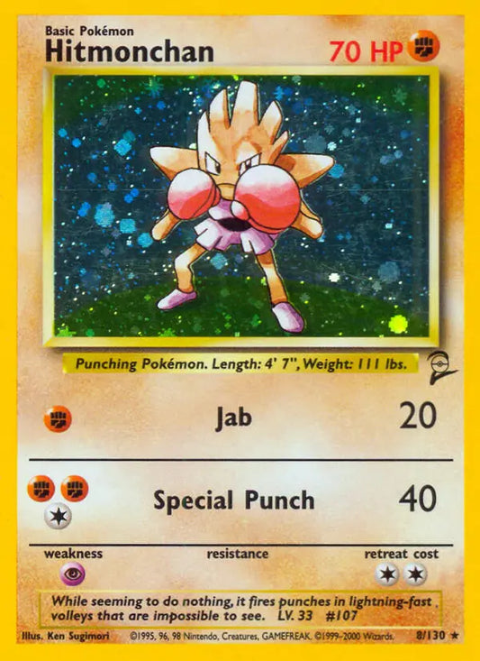 Hitmonchan 8 Base Set 2 Pokesingles