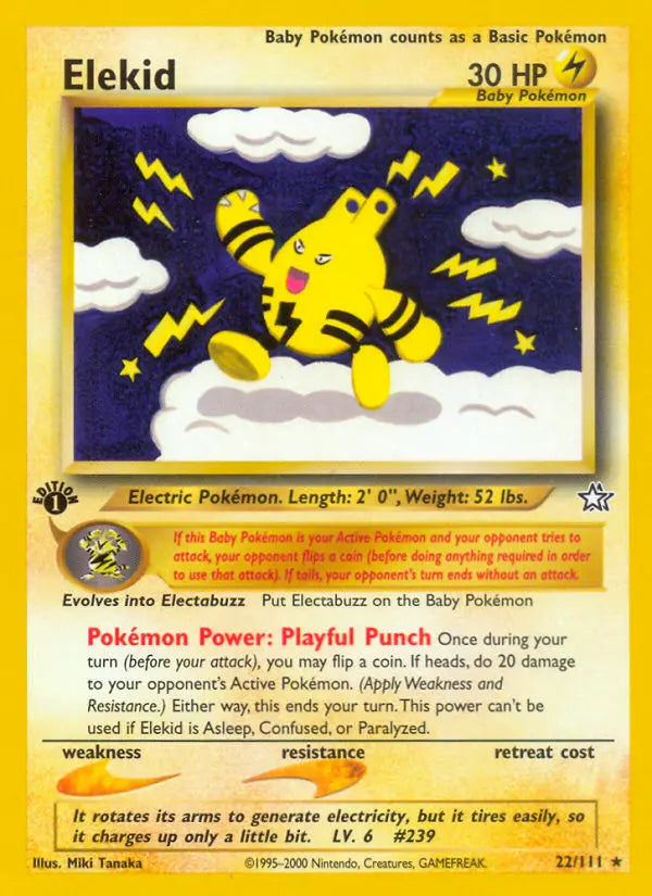 Elekid 22 Neo Genesis Pokesingles