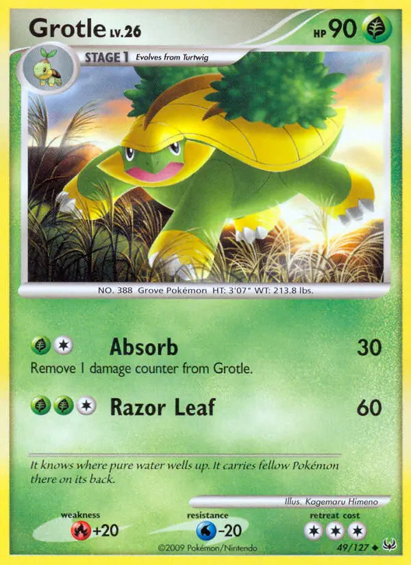 Grotle 49 Platinum Pokesingles