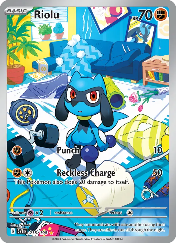 Riolu 215 Scarlet & Violet Pokesingles