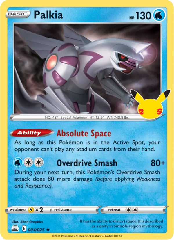 Palkia 4 Celebrations Pokesingles