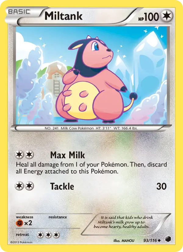 Miltank 93 Plasma Freeze Pokesingles