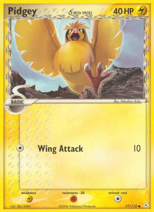 Pidgey δ 77 Holon Phantoms Pokesingles