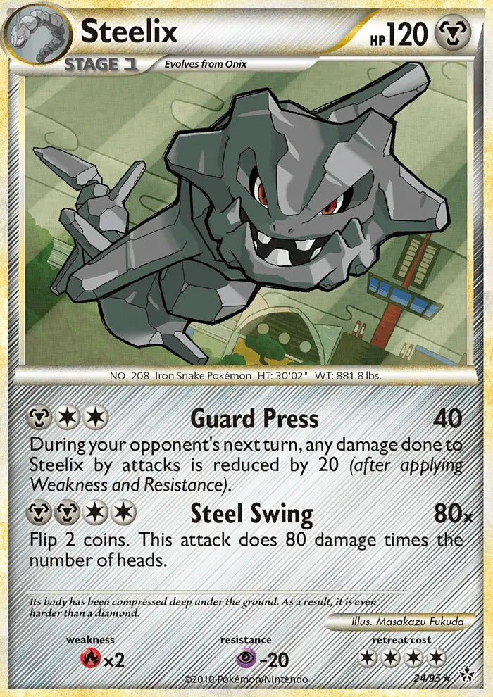 Steelix 24 Unleashed Pokesingles