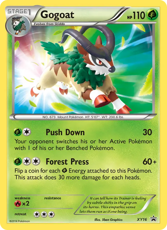 Gogoat XY16 XY Black Star Promos Pokesingles
