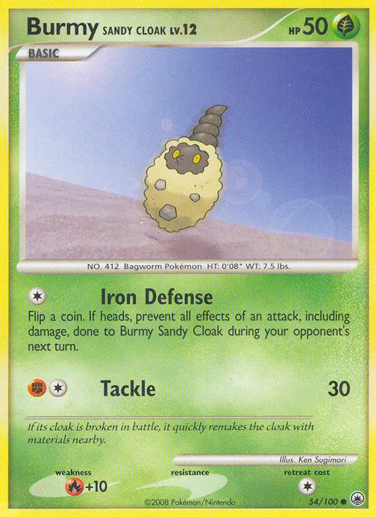Burmy Sandy Cloak 54 Majestic Dawn Pokesingles