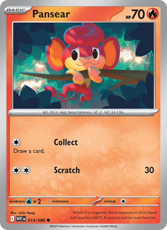 Pansear 14 White Flare Pokesingles