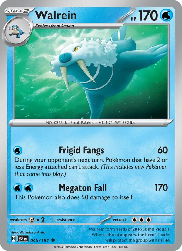 Walrein 45 Surging Sparks Pokesingles