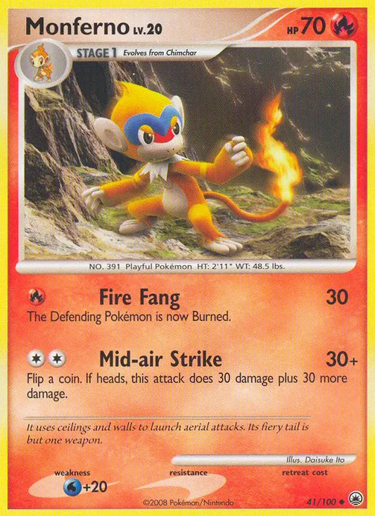 Monferno 41 Majestic Dawn Pokesingles