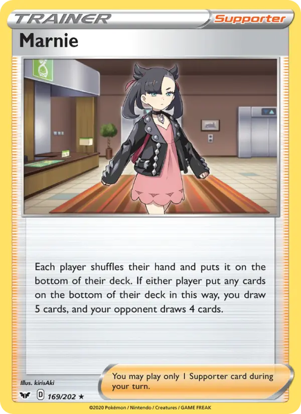 Marnie 169 Sword & Shield Pokesingles