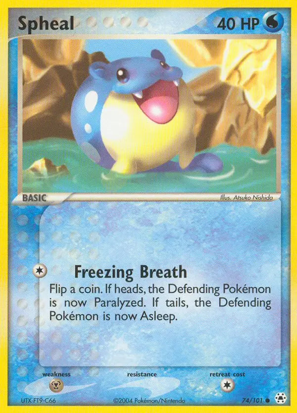 Spheal 74 Hidden Legends Pokesingles