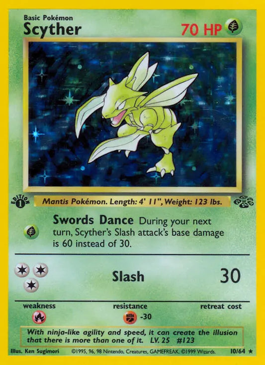 Scyther 10 Jungle Pokesingles
