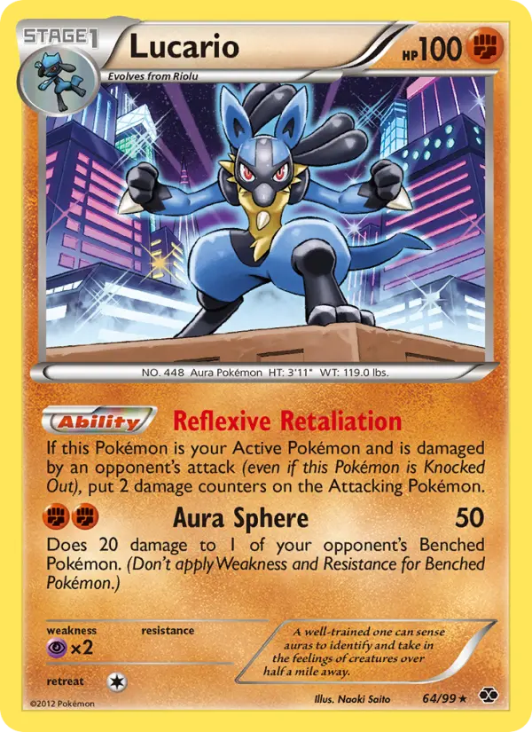 Lucario 64 Next Destinies Pokesingles